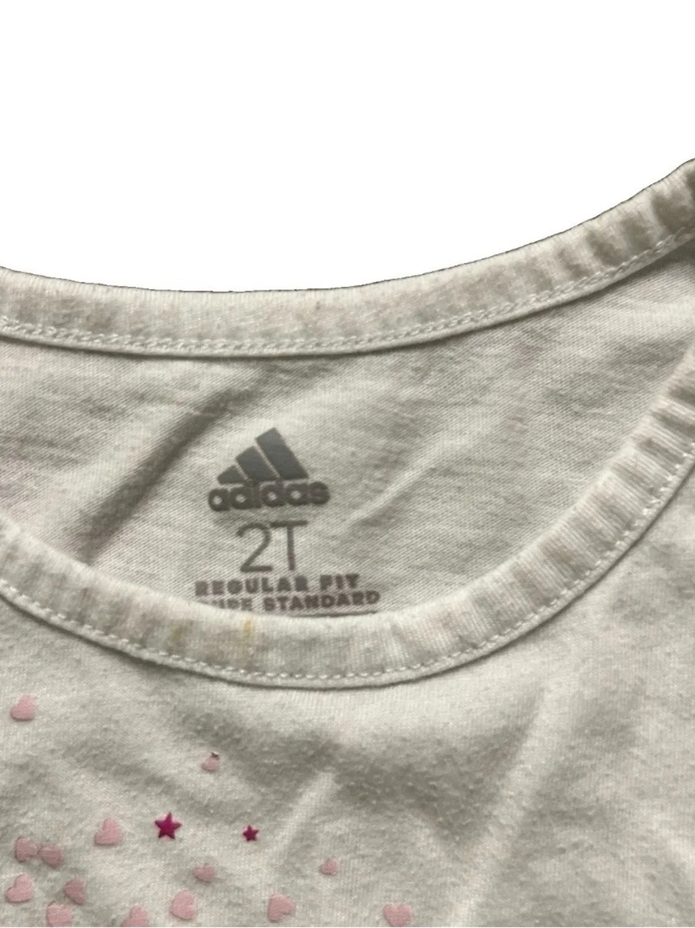 adidas Kids White Logo Tee & Mixed Color Playset
